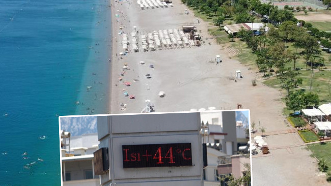 Kentte hava sıcaklığı 44 dereceye ulaştı! 'Her şeye rağmen görülmeye değer bir şehir'